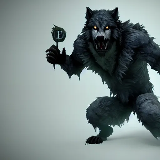 Image similar to cute werewolf from van helsing unreal engine hyperreallistic render 8k character concept art masterpiece forest