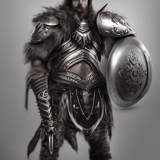 Prompt: ultra realistic photo portrait of warrior with horn, ultra detailed, 8k, cgsocity,