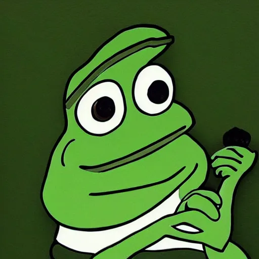 Image similar to pepe the frog