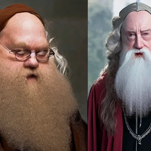 Image similar to overweight dumbledore