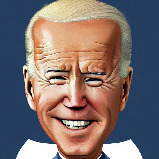 Image similar to joe biden charicature