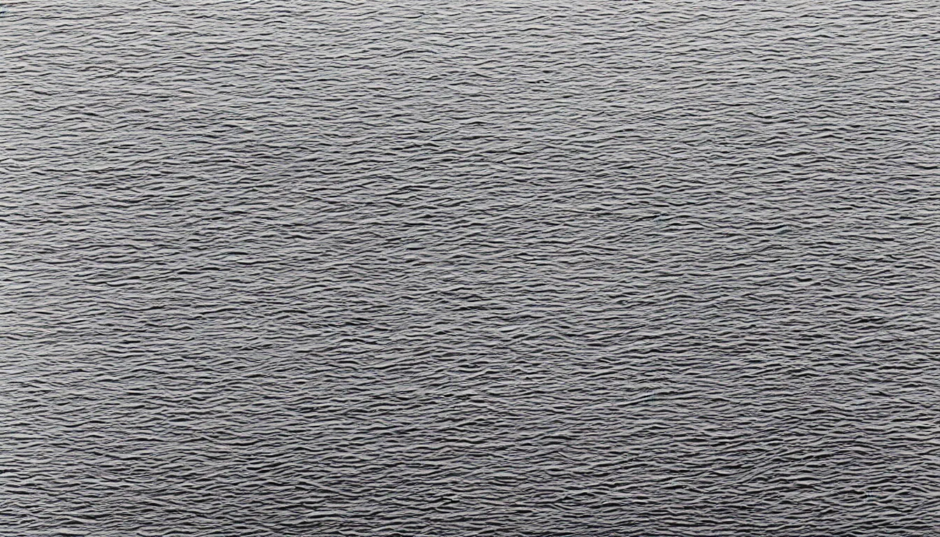 Prompt: ocean and horizon, minimalist line drawing