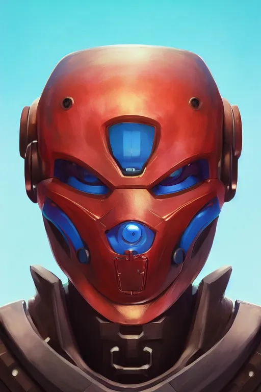 Image similar to epic mask helmet robot ninja portrait stylized as fornite style game design fanart by concept artist gervasio canda, behance hd by jesper ejsing, by rhads, makoto shinkai and lois van baarle, ilya kuvshinov, rossdraws global illumination radiating a glowing aura global illumination ray tracing hdr render in unreal engine 5