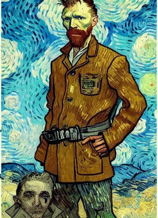 Image similar to capetown painted vincent van gogh by chiara bautista and norman rockwell and greg rutkowski weta studio, and lucasfilm