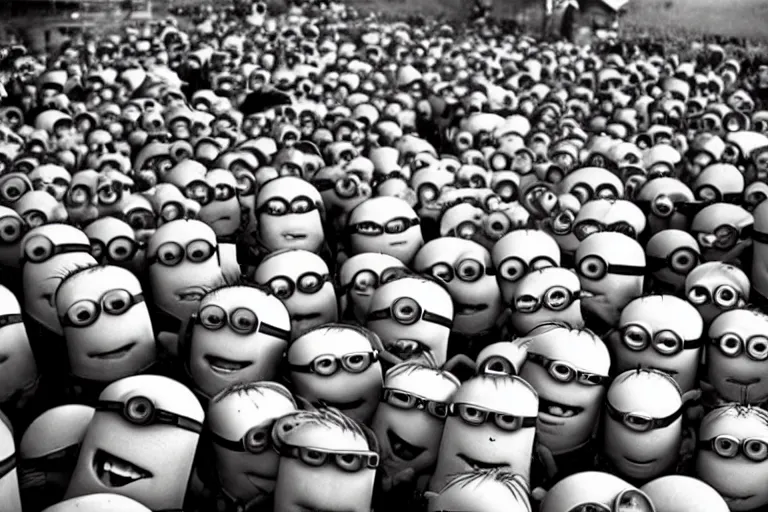 Image similar to Minions, 1950 photography