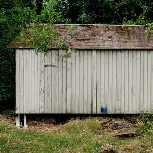 Prompt: ( abandoned ) shed