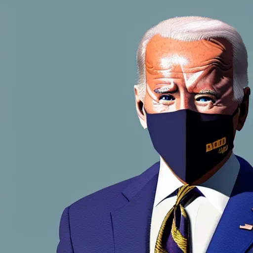 Image similar to Joe Biden in Fortnite very detailed, shot 8K quality super realistic
