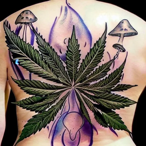 2237 Weed Tattoo Designs Images Stock Photos 3D objects  Vectors   Shutterstock