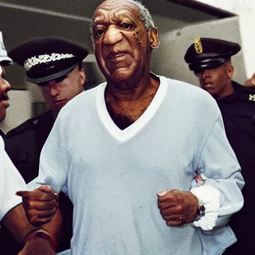 Image similar to bill cosby escaping from prison