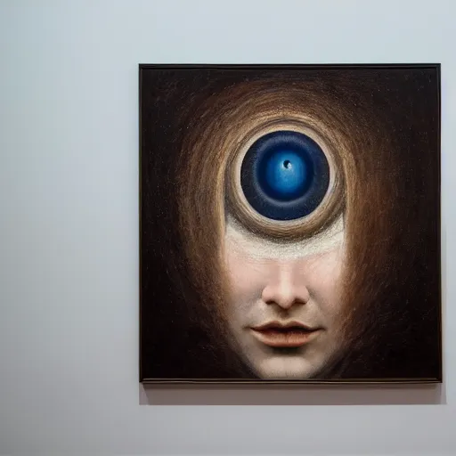 Prompt: her eyes wide by zdzisław beksiński, jeffrey smith and h.r. giger, oil on canvas, XF IQ4, f/1.4, ISO 200, 1/160s, 8K, RAW, unedited, symmetrical balance, in-frame