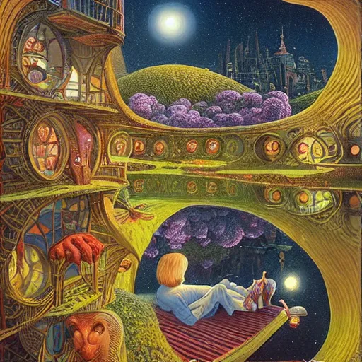 Art By James Christensen, Rob Gonsalves, Paul Lehr And | Stable Diffusion