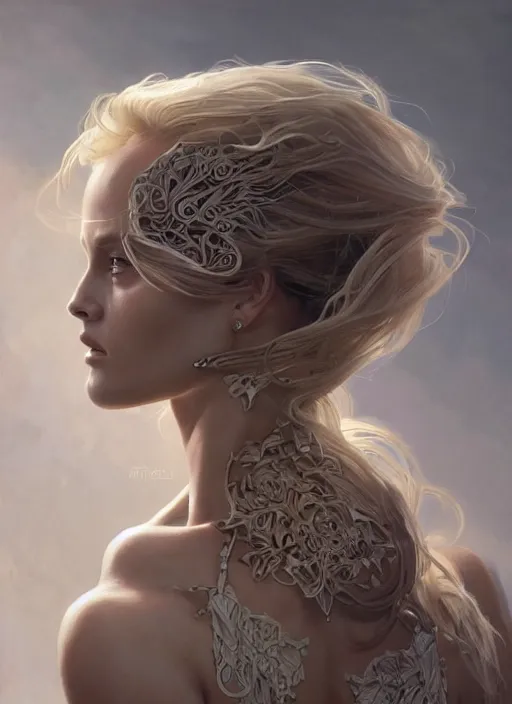 Prompt: symmetry!! edita vilkeviciute, machine parts embedded into face, intricate, elegant, highly detailed, digital painting, artstation, concept art, smooth, sharp focus, illustration, art by artgerm and greg rutkowski and alphonse mucha, 8 k