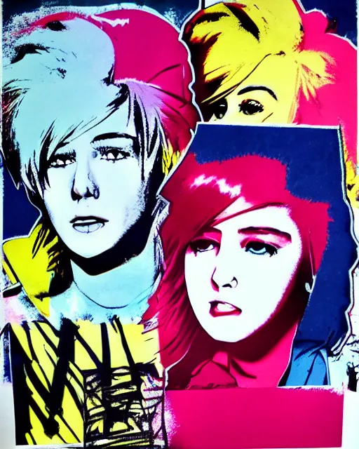 Prompt: anime in the style of Andy Warhol