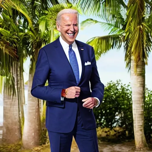 Image similar to Joe Biden as a contestant on love island UK