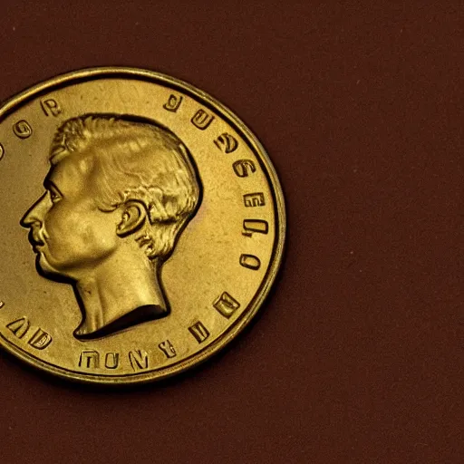 Image similar to an blank golden coin