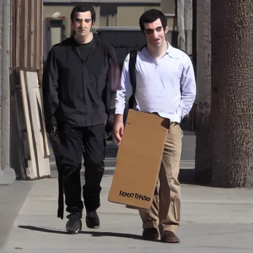 Image similar to nathan fielder walking around hell!!!!!! with a clipboard painted by lorenzo de'medici