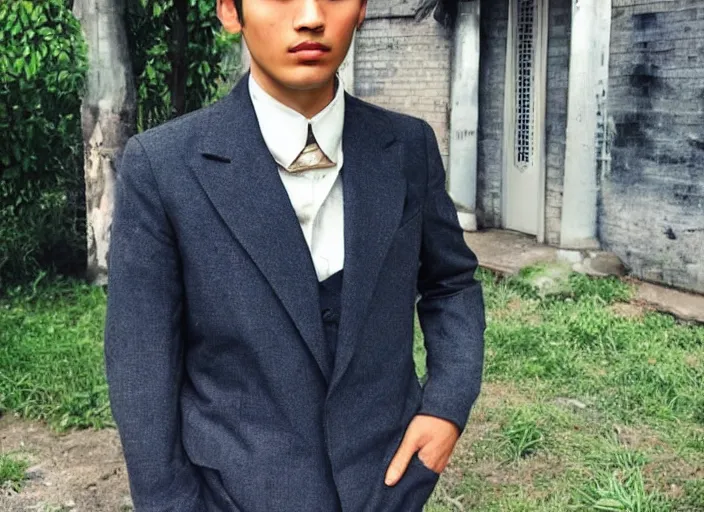 Prompt: outdoor medium close shot of a very very very very extremely handsome!!! good looking young man in 2 0 2 2 his face looks very very like jose rizal!!! hair like jose rizal, eyes like jose rizal and wearing modern clothes photo taken in 2 0 2 2, 3 5 mm f 1. 4 digital color photography