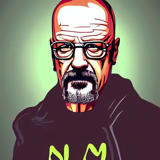 Image similar to I am the one who knocks, stunning digital art