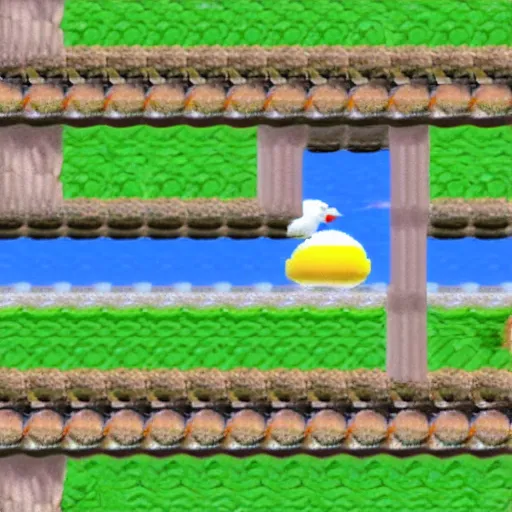 Image similar to swan in super mario 64 mod