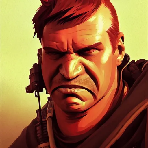 Image similar to face icon stylized minimalist mad max 2 : the road warrior, loftis, cory behance hd by jesper ejsing, by rhads, makoto shinkai and lois van baarle, ilya kuvshinov, rossdraws global illumination