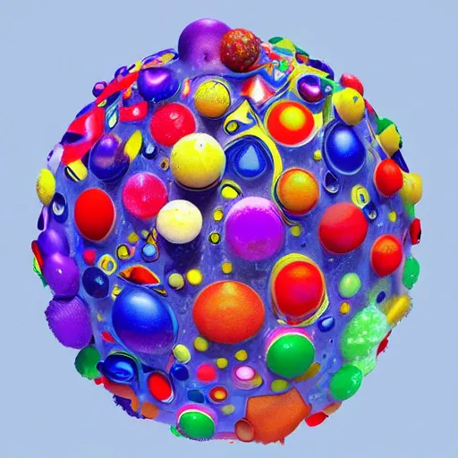 Prompt: an amazingly detailed 3d render of 4d globular forms by kandinsky Jr, the more aesthetically pleasing offsprung of kandinsky, in space, galaxies, 8k, ultra realistic, complimentary vivid colors, 3d render