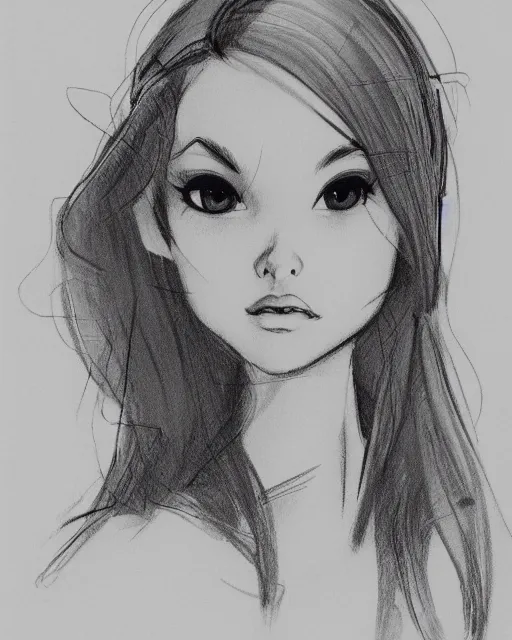 Image similar to sketch by glen keane, black and white illustration by glen keane, concept art, artstation, disney 1 9 9 0