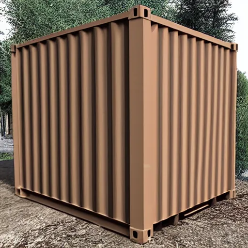 Image similar to raccoon shipping container,