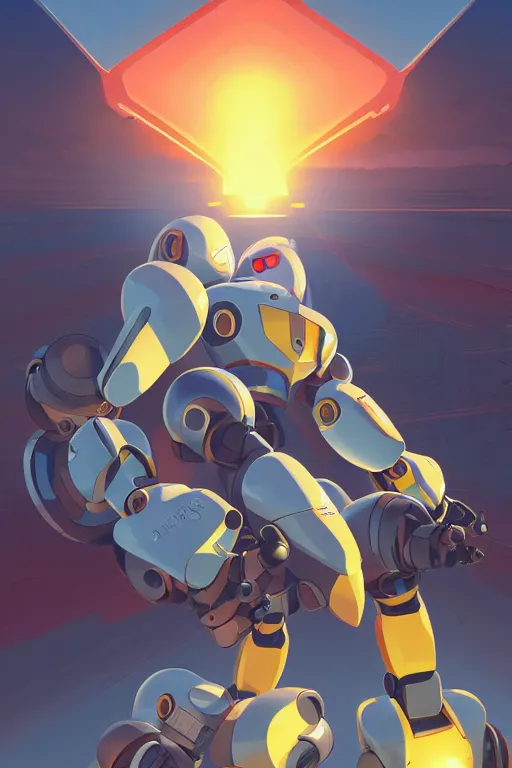 Image similar to metabots medabots medarotto medarot robot minimalist comics, behance hd by jesper ejsing, by rhads, makoto shinkai and lois van baarle, ilya kuvshinov, rossdraws global illumination ray tracing hdr radiating a glowing aura