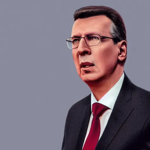 Prompt: serbian president aleksandar vucic in moaq movie, high quality illustration, trending on artstation, octane render, 4 k, pixar rendering,