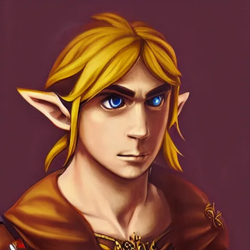 Legend of Zelda Link Portrait · Creative Fabrica