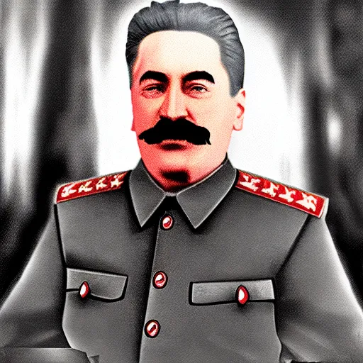Image similar to stalin plays videogame