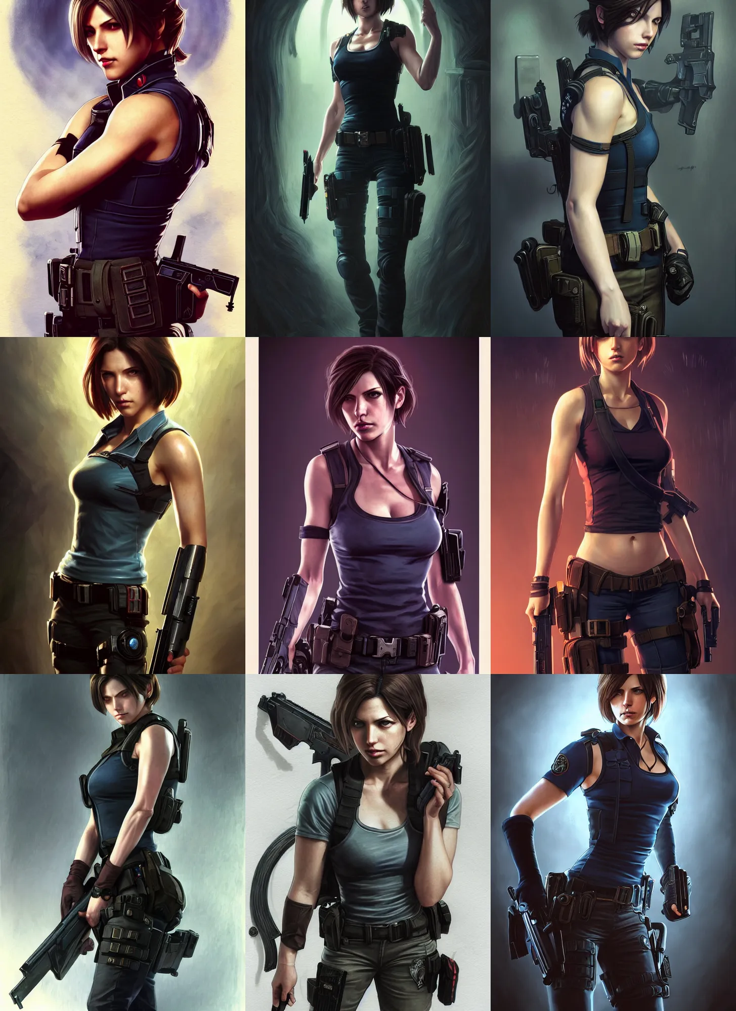 ArtStation - Resident Evil 5 Jill Valentine