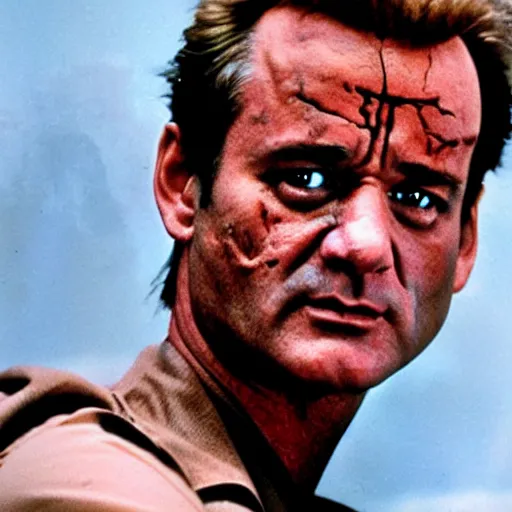 Image similar to bill murray plays the terminator, movie still, promotional shot