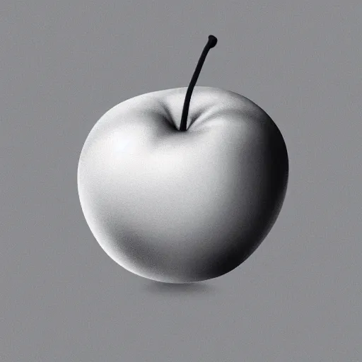 Image similar to centered hyper-realistic single piece of fruit, gray background