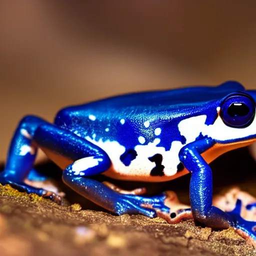 Image similar to an award winning photo of a poison dart frog looking at the camera, nature photography, National Geographic, 4k