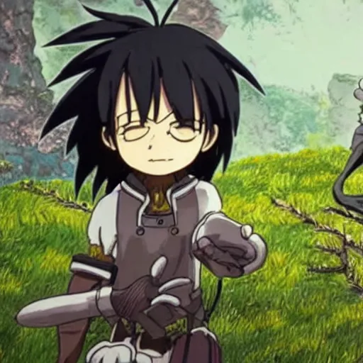 Image similar to edward scissorhands in made in abyss