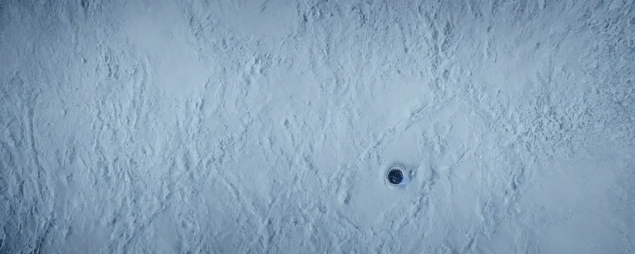 Image similar to a beautiful white landscape with alien life, cinematic