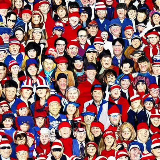 Prompt: Where's Wally ?