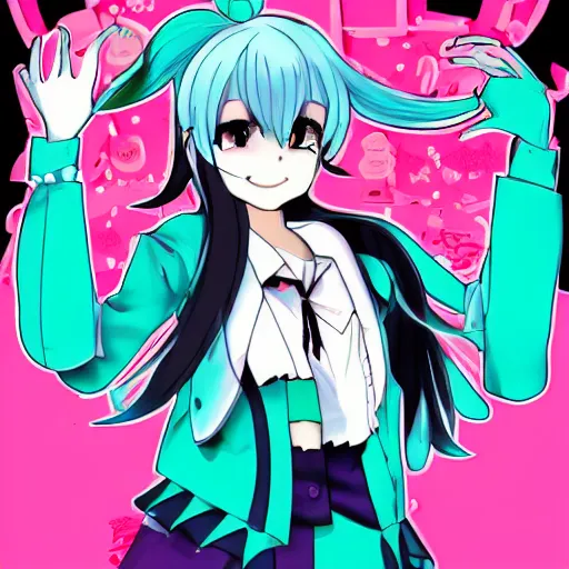 Prompt: Hatsune Mike x-ray