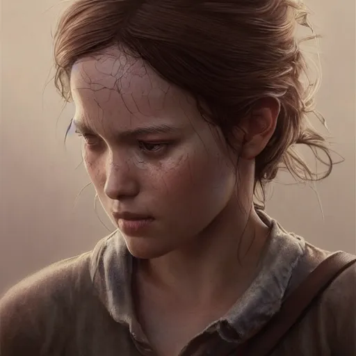 Image similar to ultra realistic illustration, scarlett estevez as elle in last of us, intricate, elegant, highly detailed, digital painting, artstation, concept art, smooth, sharp focus, illustration, art by artgerm and greg rutkowski and alphonse mucha