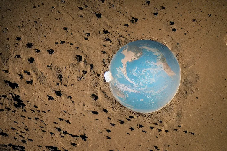 Image similar to orbital photo of earth by emmanuel lubezki