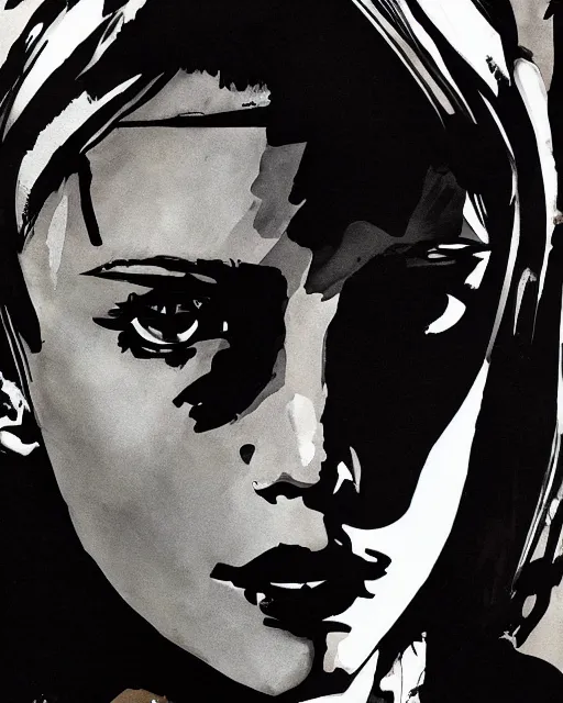 Image similar to millie bobby brown by yoji shinkawa