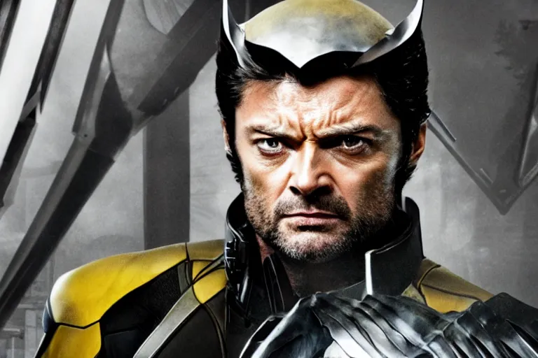 Image similar to film still of Karl Urban as wolverine in new X-men movie, 4k