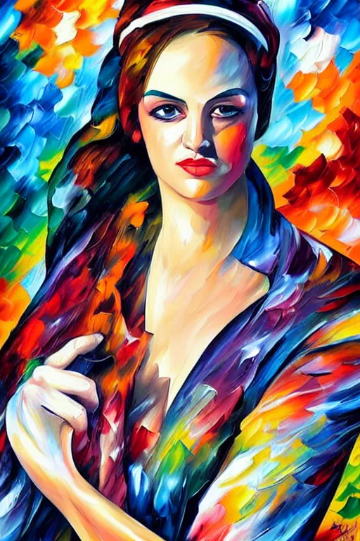 Image similar to Tristan Eaton, Lofi painting by Leonid afremov