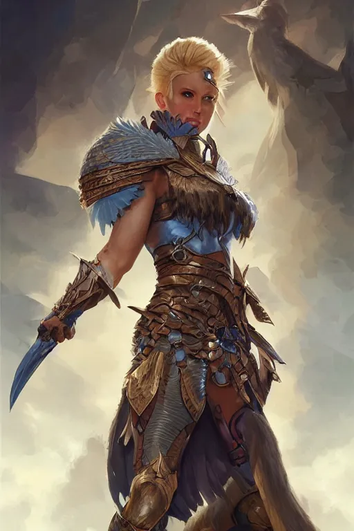 Image similar to amazon valkyrie athena, d & d, fantasy, portrait, highly detailed, headshot, digital painting, trending on artstation, concept art, sharp focus, illustration, art by artgerm and greg rutkowski and magali villeneuve