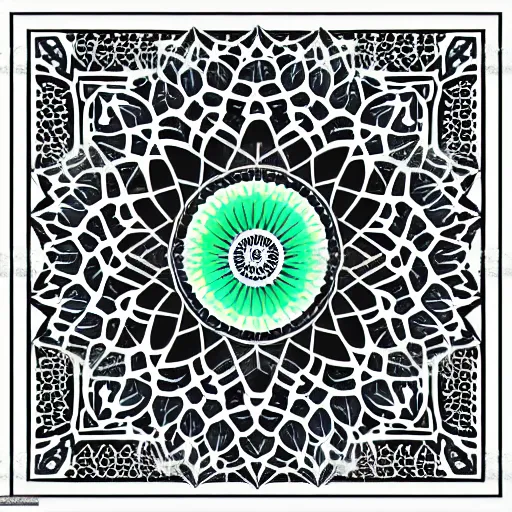 Image similar to moroccan mandala, vector art