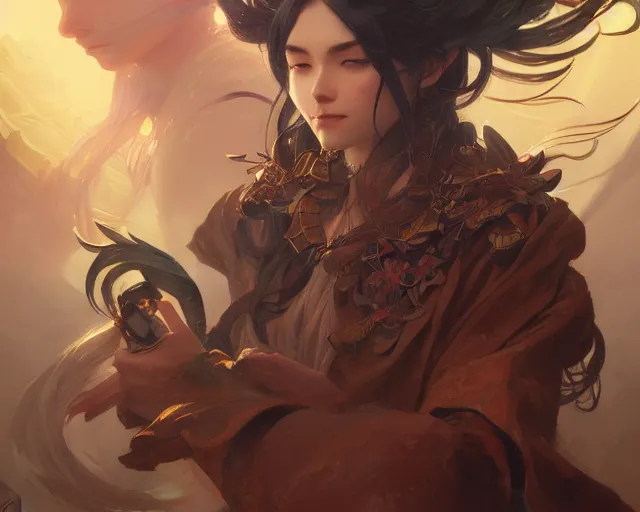 Image similar to photography of tokyogenso, deep focus, d & d, fantasy, intricate, elegant, highly detailed, digital painting, artstation, concept art, matte, sharp focus, illustration, hearthstone, art by artgerm and greg rutkowski and alphonse mucha