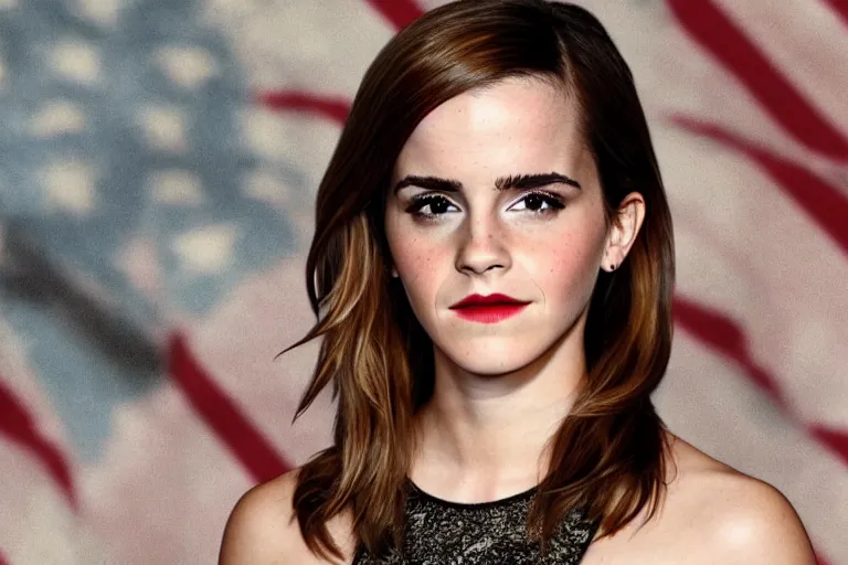 Image similar to emma watson on the american dollar bill