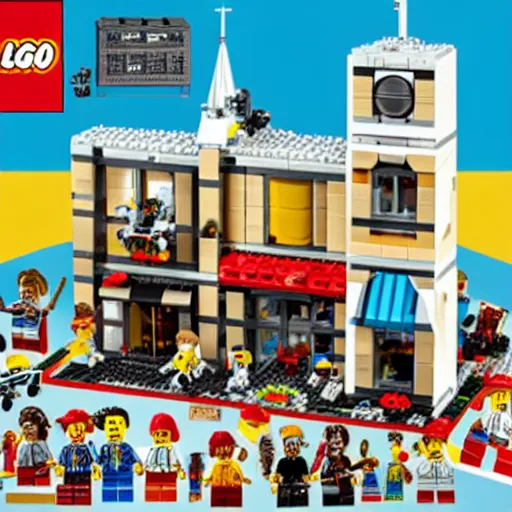 Image similar to music festival lego set