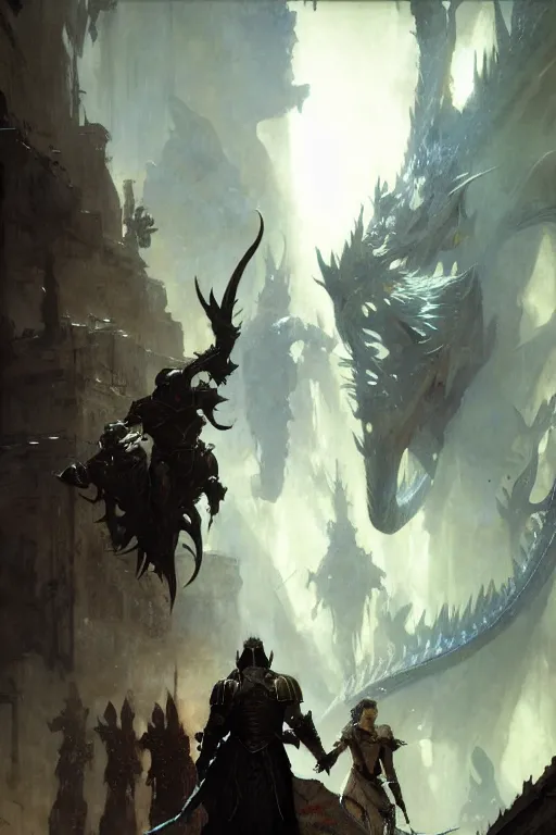 Image similar to dragon age, painting by gaston bussiere, craig mullins, greg rutkowski, yoji shinkawa